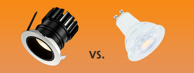 Orluna LED Downlights vs GU10 Bulb Downlights